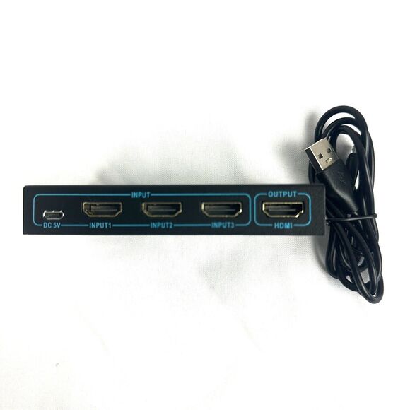SGEYR HDMI 2.0 Switch Splitter 3 Port 4K HDMI Switch 3 in 1 Out HDMI 4K Ultra HD - Picture 5 of 6